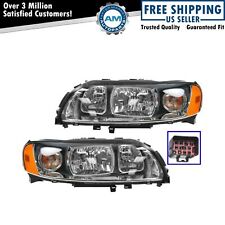 Headlights Headlamps Left & Right Pair Set NEW for 05-09 Volvo S60 picture