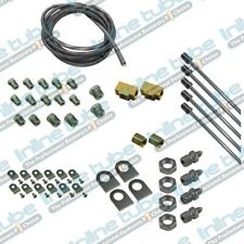 Stainless Steel Streetrod Hotrod 4X4 Brake Line Set Fits Jeep Willys 3/16 picture