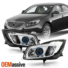 Fit 2011-2013 Buick Regal LED DRL Projector Headlights Lights Lamps Left + Right picture
