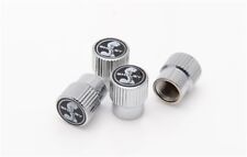 Shelby Super Snake Cobra Nickel Plated Brass Tire Valve Caps Ford Mustang GT500 picture