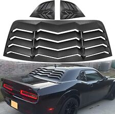 For Dodge Challenger 2008-2021 GT Lambo Style Rear+Side Window Windshield Louver picture