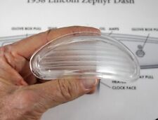 1938 Lincoln Zephyr Reproduction License Plate Lens picture