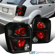Black Fits 2007-2012 Dodge Caliber R/T SE SXT SRT4 Tail Lights Brake Lamps Pair picture