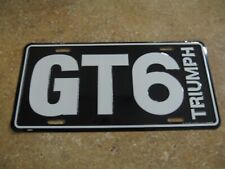 Triumph GT6 License Plate NEW picture