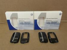 Two OEM 2012-2020 Volkswagen Beetle Key FOB Cover Skin Kit Black Turbo Protector picture