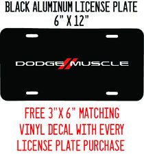 DODGE MUSCLE LICENSE PLATE VANITY PLATE NOVELTY LICENSE PLATE FREE DECAL picture