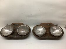 61-64 CHEVY Corvair  Headlight BUCKETS HOUSINGS SOLID FOR PARTS NOT WORKING OEM picture