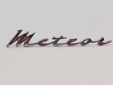 Vintage Mercury Meteor Sedan OEM Front Fender Meteor Script Emblem C3YB-16098-A picture
