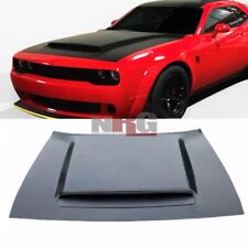 For 2008-2023 Dodge Challenger demon style ALUMINUM hood with vented bezel picture