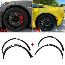 4pcs For Corvette C7 2014-19 Rear+Front Wheel Trim Fender Flares Wheel Arch Trim picture