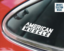 American Muscle Cars window sticker decals graphic picture