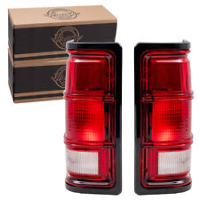 Pair Tail Lights for Dodge Ramcharger Dakota Ram Truck Tail Lamps & Black Bezels picture