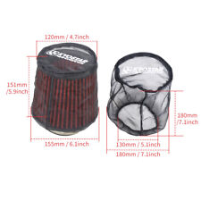 Universal Cold Air Intake Filter Wrap Mesh Conical Sock Cover Dust Proof 6inch picture
