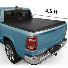 4.5ft Bed Tonneau Cover Soft Tri-Fold For 2022 2023 Ford Maverick Waterproof picture