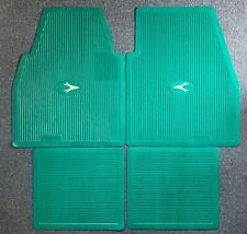  For 1955-1962 Plymouth Dodge DeSoto Chrysler Imperial: Floor Mats Set GREEN picture