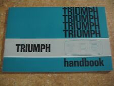 Triumph TR6 Owners Manual 1973 P.I. Version picture