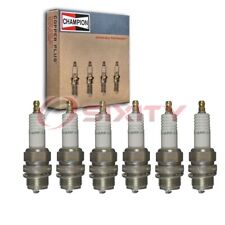 6 pc Champion Industrial Spark Plugs for 1918-1926 Studebaker Big Six cg picture