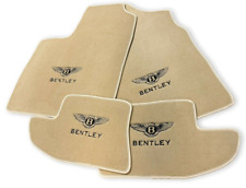Floor Mats For Bentley Continental GT Bentley Emblem Tailored Beige Carpets Set  picture