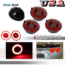 For 2005-13 Chevrolet Corvette C6 Sport & Muscle Style LED Brake Tail Lights Red picture