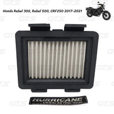 For Honda Rebel 300 Rebel 500 CRF250 2017 21 Hurricance Stainless Air Filter picture