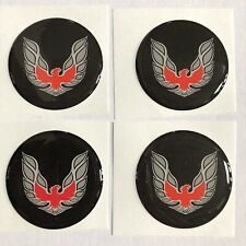 Pontiac Firebird logo Center Wheel Emblem 2â€� Round Vinyl set 4 picture