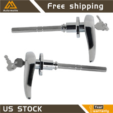 Pair Outside Locking Door Handles For Matching Locks For 32 Ford 3 Window 33 34 picture