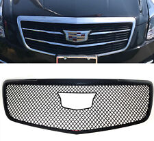 Gloss Black Front Grille Car Grill Cover Insert Overlay Fits 15-19 Cadillac ATS picture