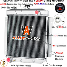 4Row Radiator For 1954-1956 Ford Country Squire Fairlane Ranch Wagon Mainline V8 picture