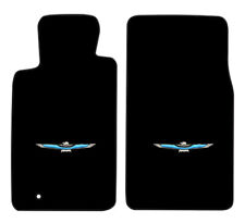 New 2002-2005 Ford Thunderbird CARPET Black Floor Mats w Embroidered Bird Logo  picture