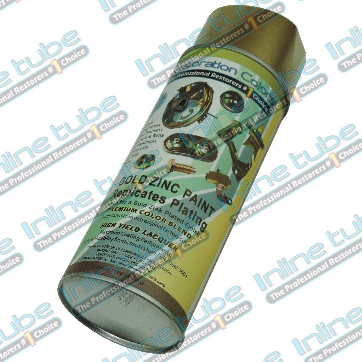 64-81 Gm Gold Zinc Cadmium Plating Iridescent Color Spray Paint Booster Bracket