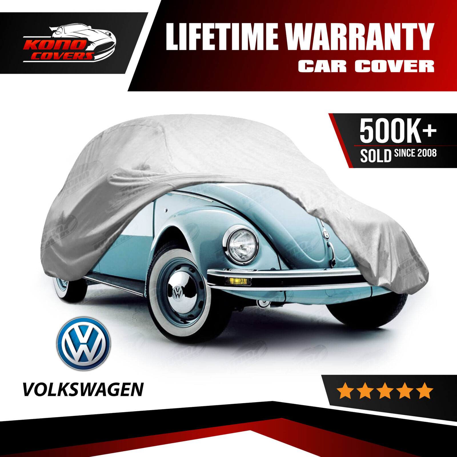 Volkswagen Beetle 5 Layer Car Cover 1966 1967 1968 1969 1970 1971 1972 1973