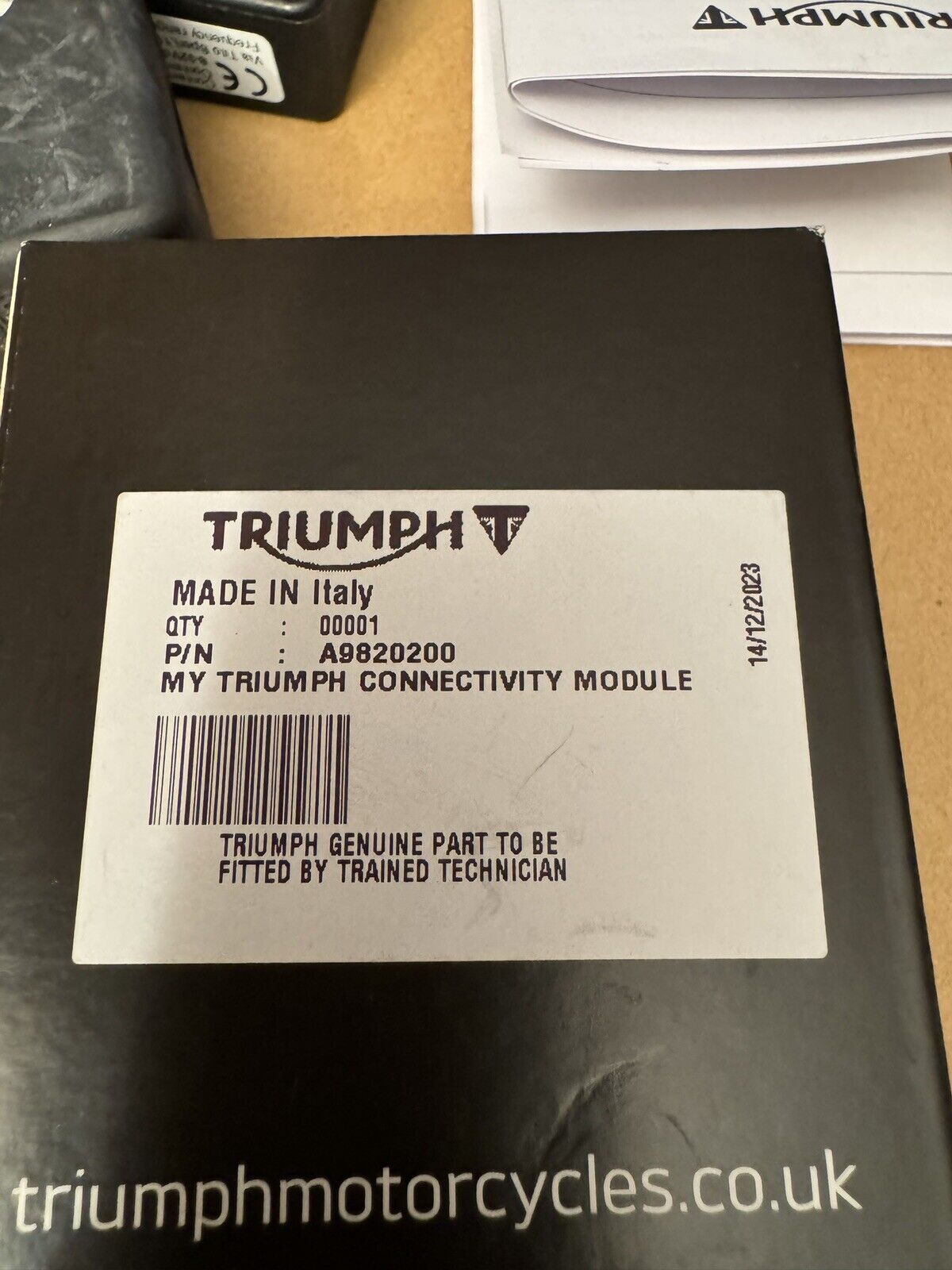 TRIUMPH Bluetooth Module 18-24 Fits Tiger 9/850/660/Trident /Street Triple-R-S