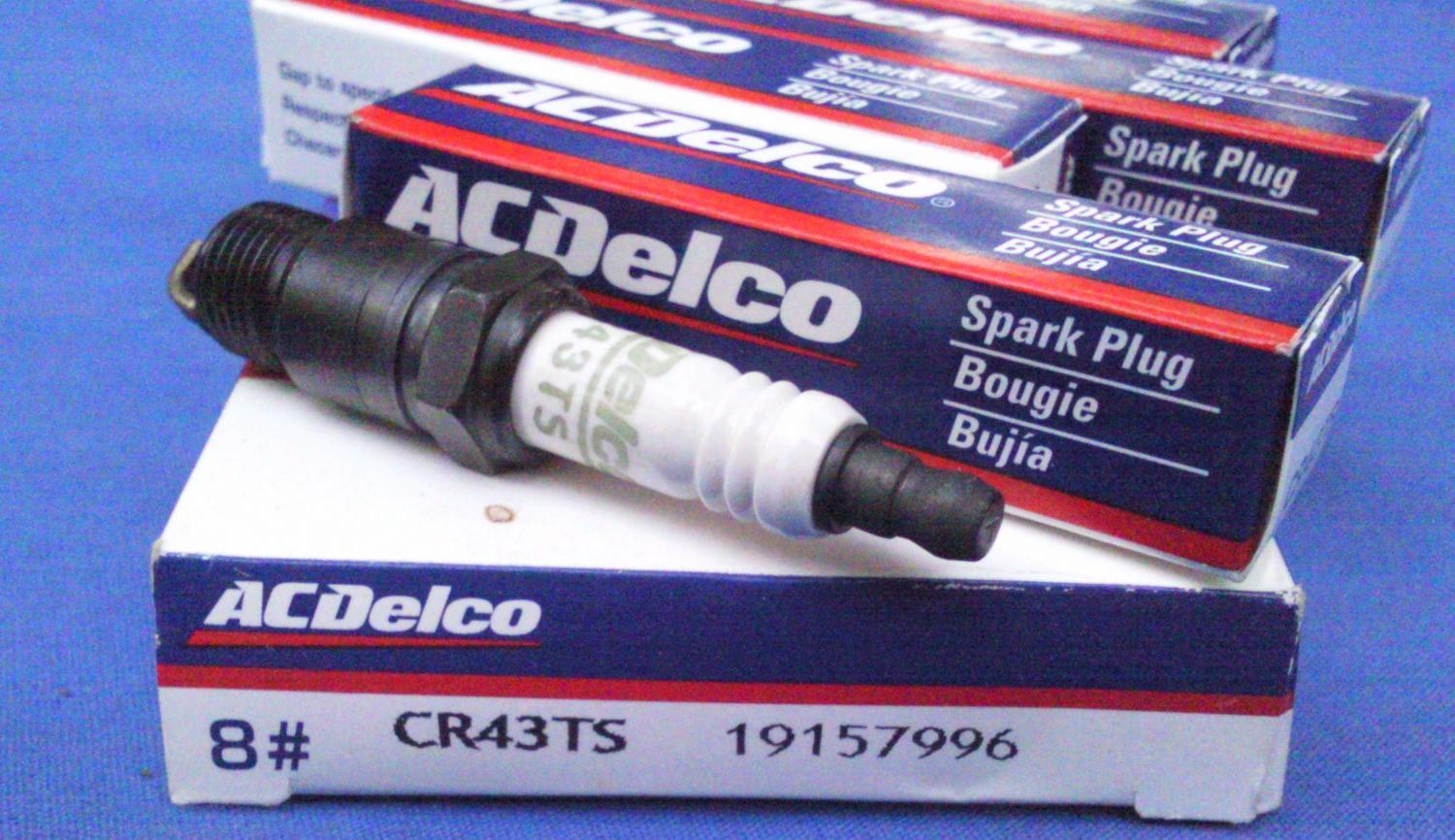 Buick Grand National - SPARK PLUGS  AC Delco CR43TS  3.8 4.1 231 252 V6 Set of 6