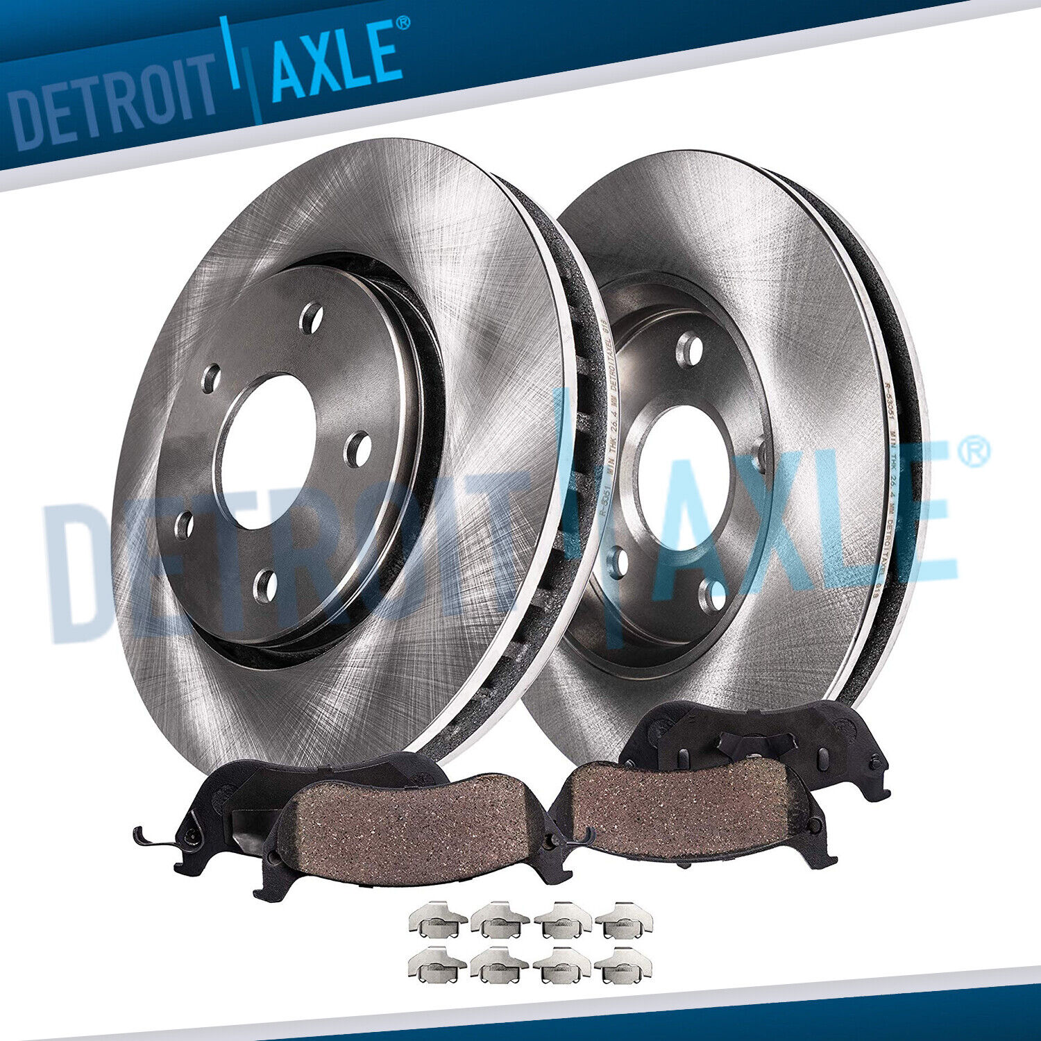 Front Disc Rotors + Brake Pads for Ford Escape Mazda Tribute Mercury Mariner