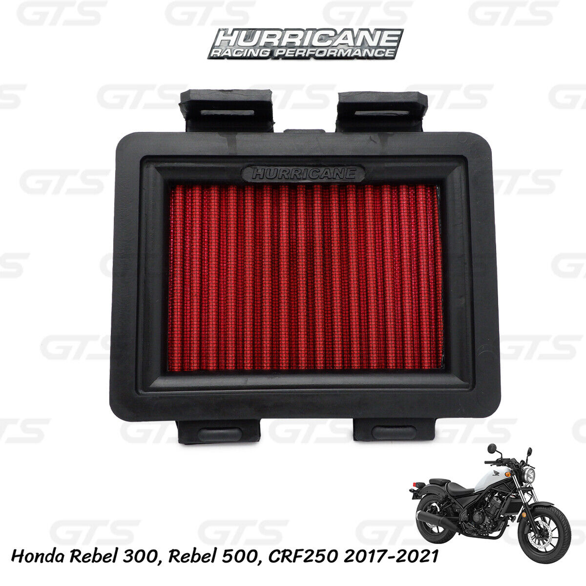 For Honda Rebel 300 Rebel 500 CRF250 2017 21 Hurricance Cotton Air Filter