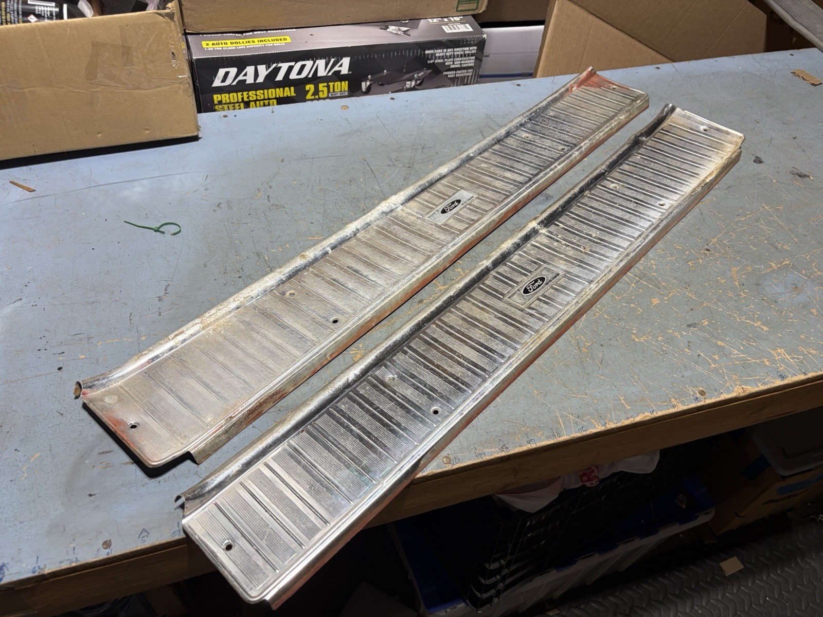 1963 -64 Ford Mercury Galaxie Monterey Door Sills Read Description