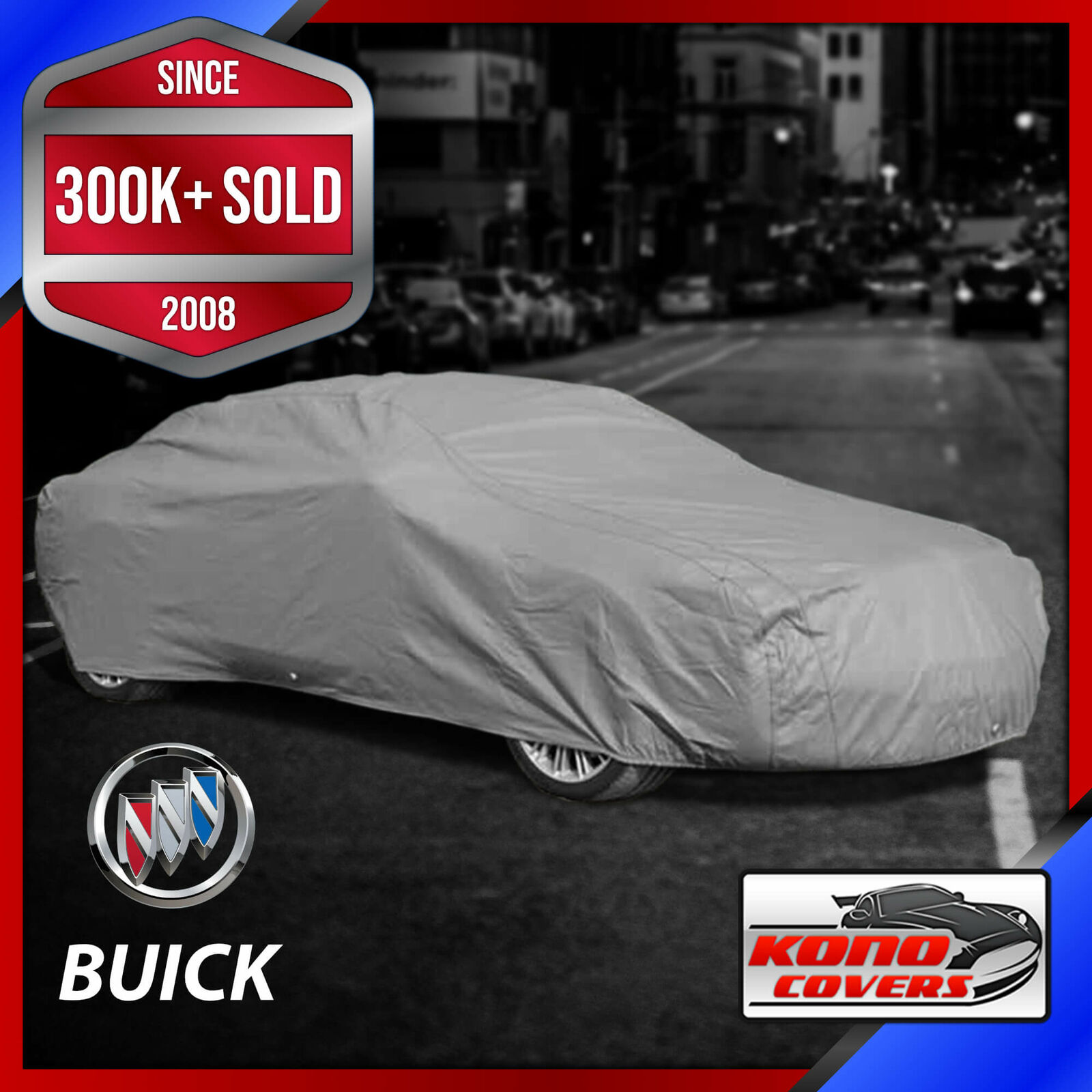 BUICK [OUTDOOR] CAR COVER ?All Weatherproof ?100% Full Warranty ?CUSTOM ?FIT