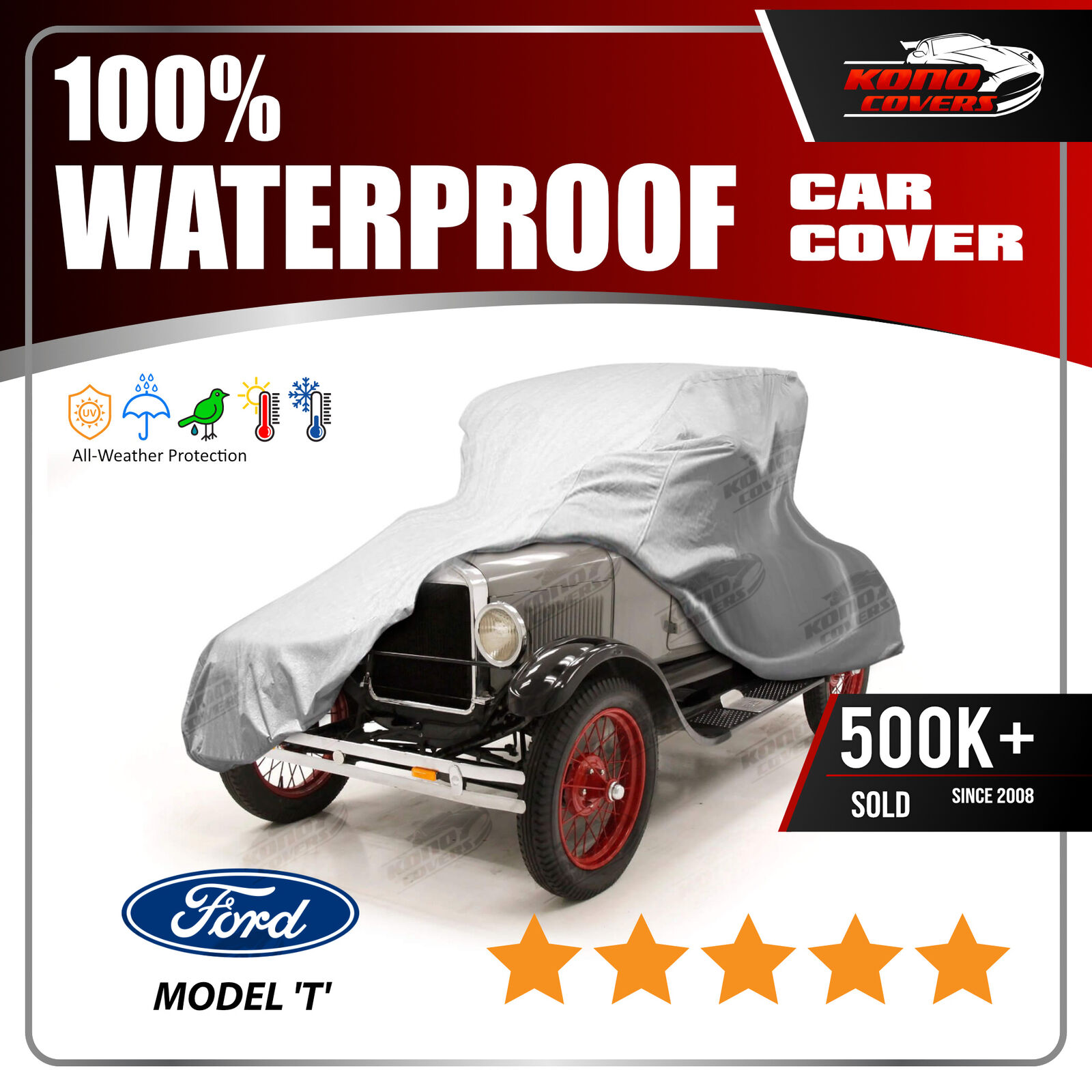 Ford Model T 6 Layer Waterproof Car Cover 1926 1927