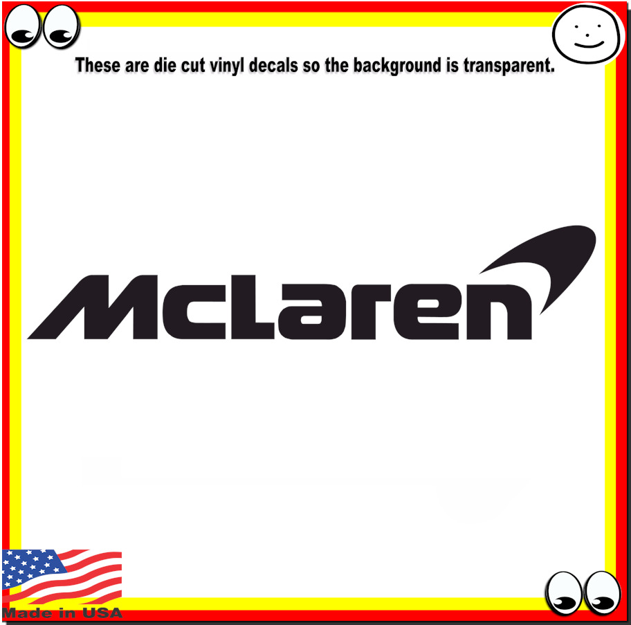 McLaren Racing F1 Grand Prix Vinyl Cut Decal Sticker Logo 7\