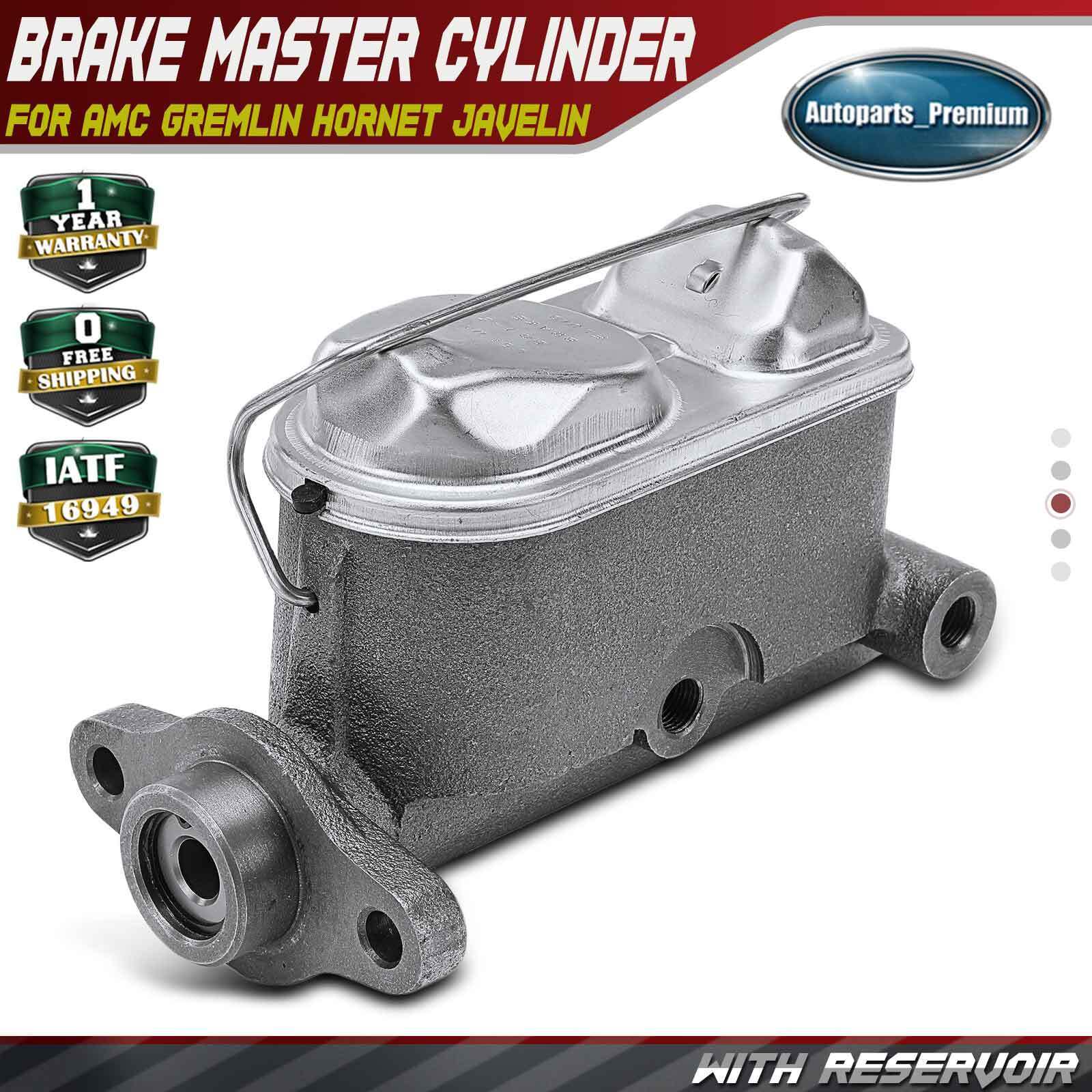 1x Brake Master Cylinder w/ Reservoir w/o Sensor for AMC Gremlin Hornet Javelin