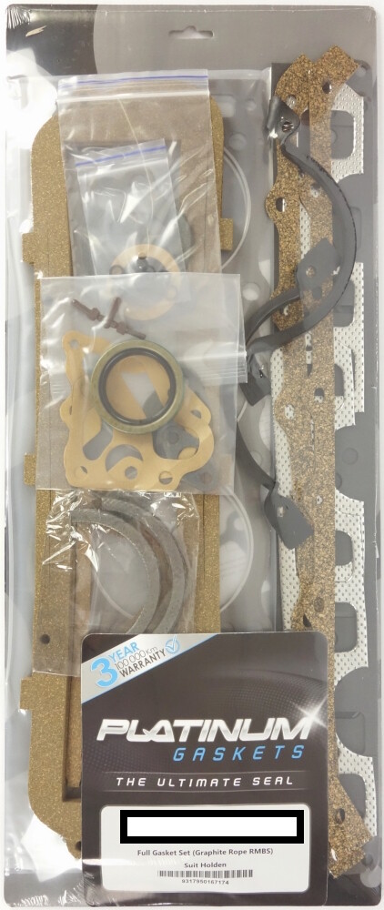 FULL GASKET SET GRAPHITE ROPE RMBS for HOLDEN BELMONT HQ 71-74 4.1L V8 OHV 2DOOR