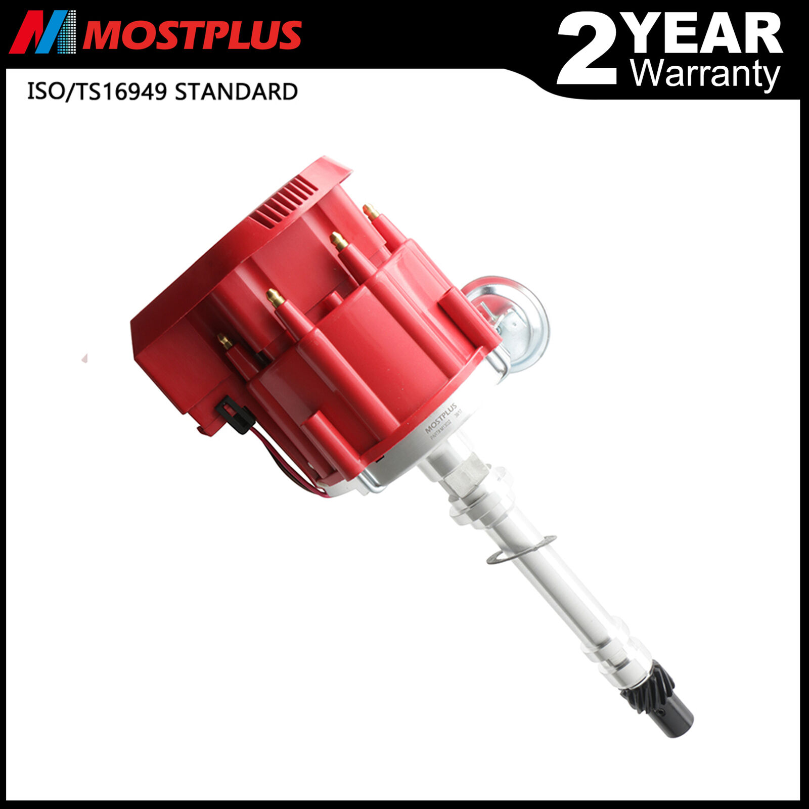 Racing HEI Distributor Red Cap Super Coil for Chevy SBC 305/350/400 Small Block