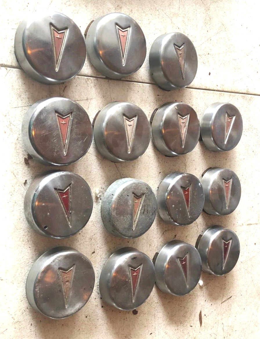 1973-1976 Pontiac rally wheel center caps (individually sold)