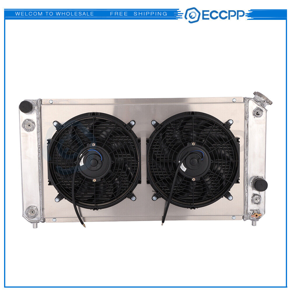 Aluminum Radiator and cooling fan For 1983 1984 1985 1986 Ford LTD  Replacement