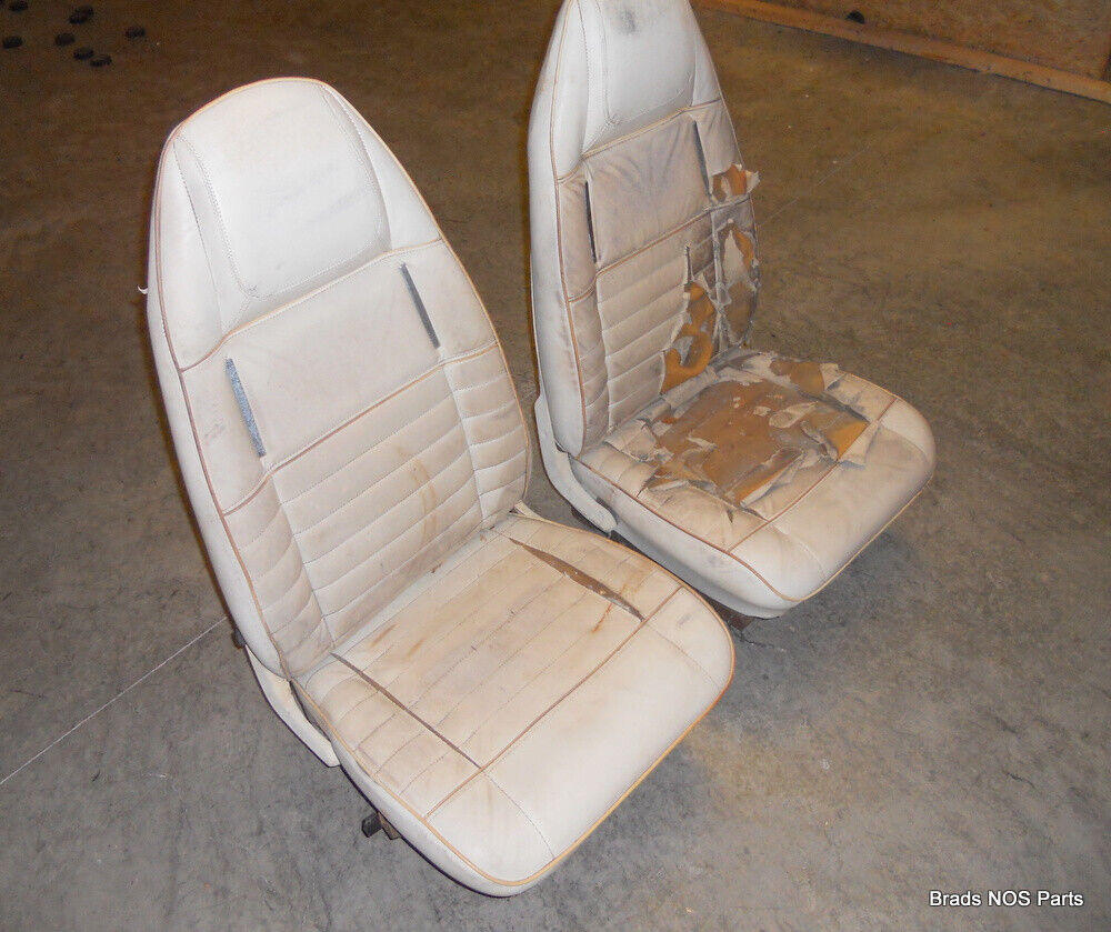 Good used Mopar 1970-1972 Plymouth Duster Dodge Demon BUCKET SEATS with TRACKS