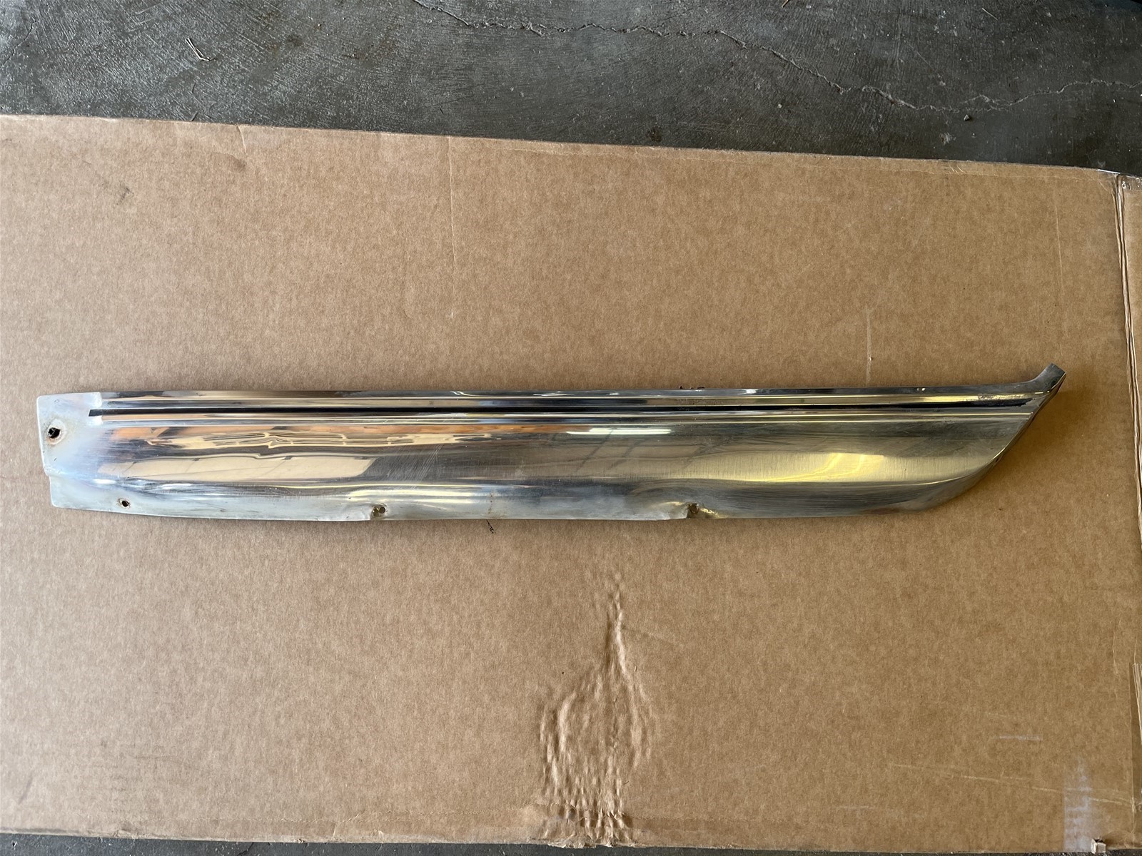 1965 Ford Galaxie XL Fastback Right Lower Quarter Moulding Trim OEM 65