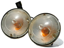 1972 73 74 AMC HORNET JAVELIN AMX PARK LIGHT LENS HOUSINGS TURN SIGNAL PAIR picture