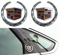 For Cadillac Fender badge Marker Door Badge Emblem Car Decoration Sport💖2X mini picture