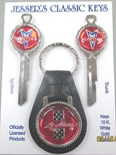 Pontiac Le Mans B-10 Deluxe Classic White Gold Keys Set 1962 1963 1964 1965 1966 picture