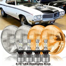 For Buick GS 455 1970-1972 Round 4pcs 5-3/4 5.75